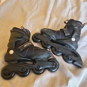 K2 EXO Inline Skates Rollerblades Mens 7 Black 80A Wheels Gorpcore Athleisure